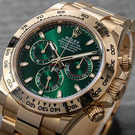 rolex daytona green